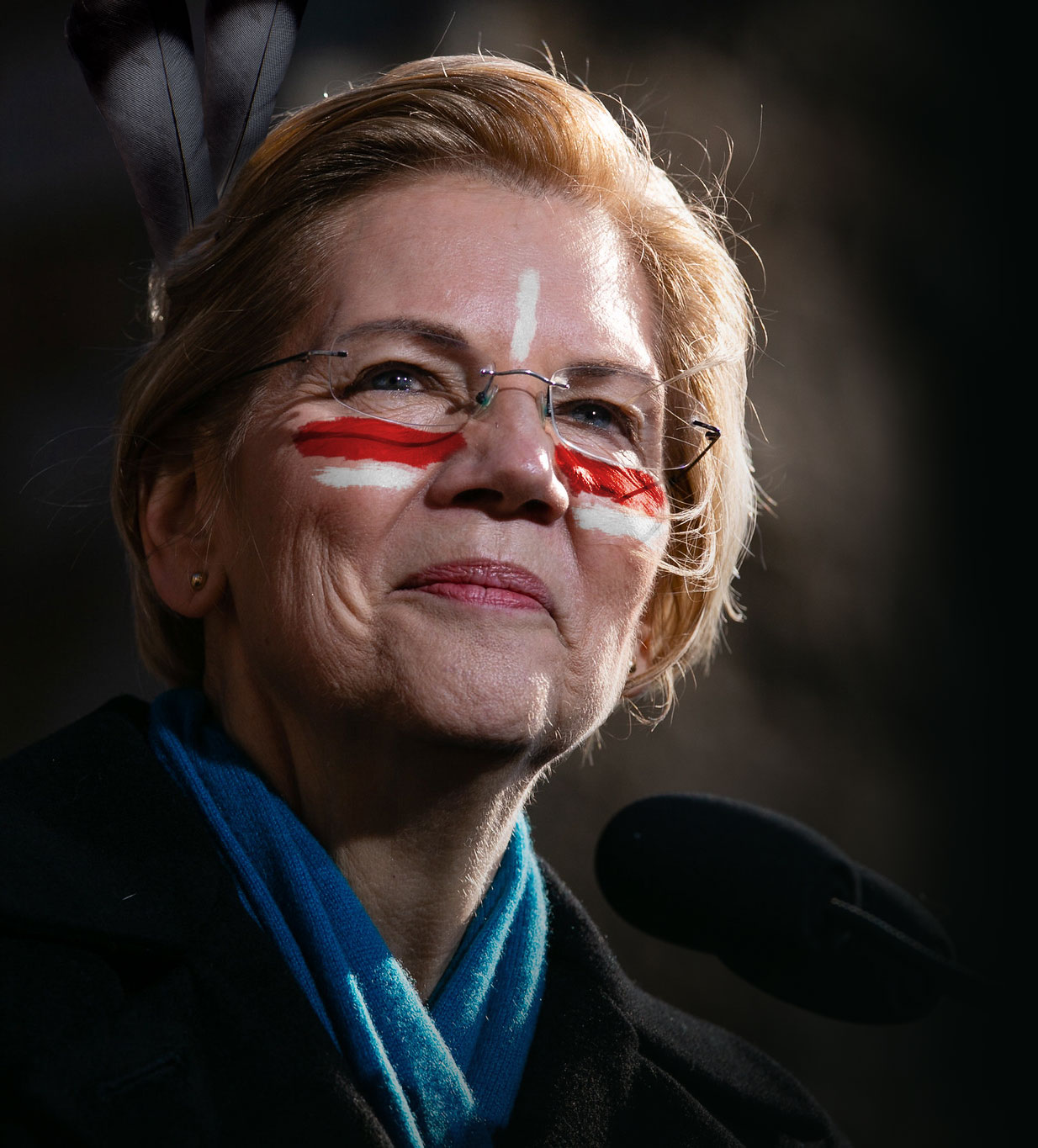 Elizabeth Warren for Commander in Chief or President 2020 with No Native American Heritage
